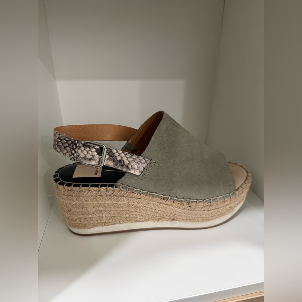 Dolce Vita Multicolor Marlo wedge platform espadrille sandals (10 M) (read) - Picture 14 of 16